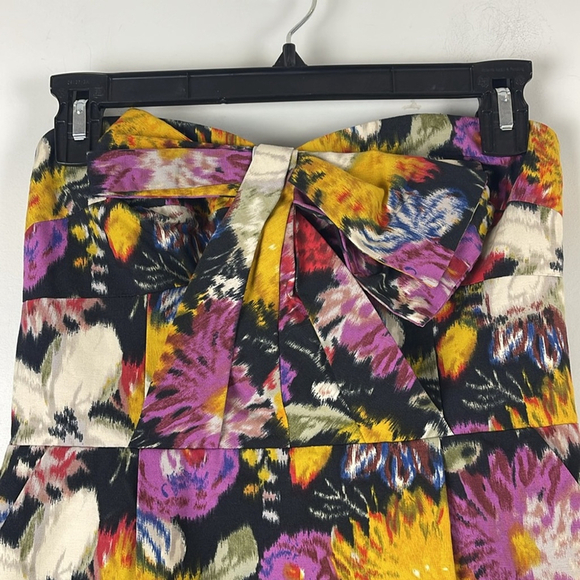 Anthropologie Moulinette Soeurs Strapless Floral Dress - Picture 3 of 10